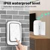 Wireless DoorBell QX-001 Ringer Self-powered Doorbell Home Waterproof With 38 Chimes Ring Bell 4-Volume Suitable for Home Office