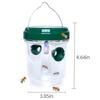 Drosophila Trap Piège à Mouche Guêpes et Moustiques Solar LED Fly Traps Outdoor Wasp pour Les Abeilles Vestes Jaunes 2 Pack (Green)