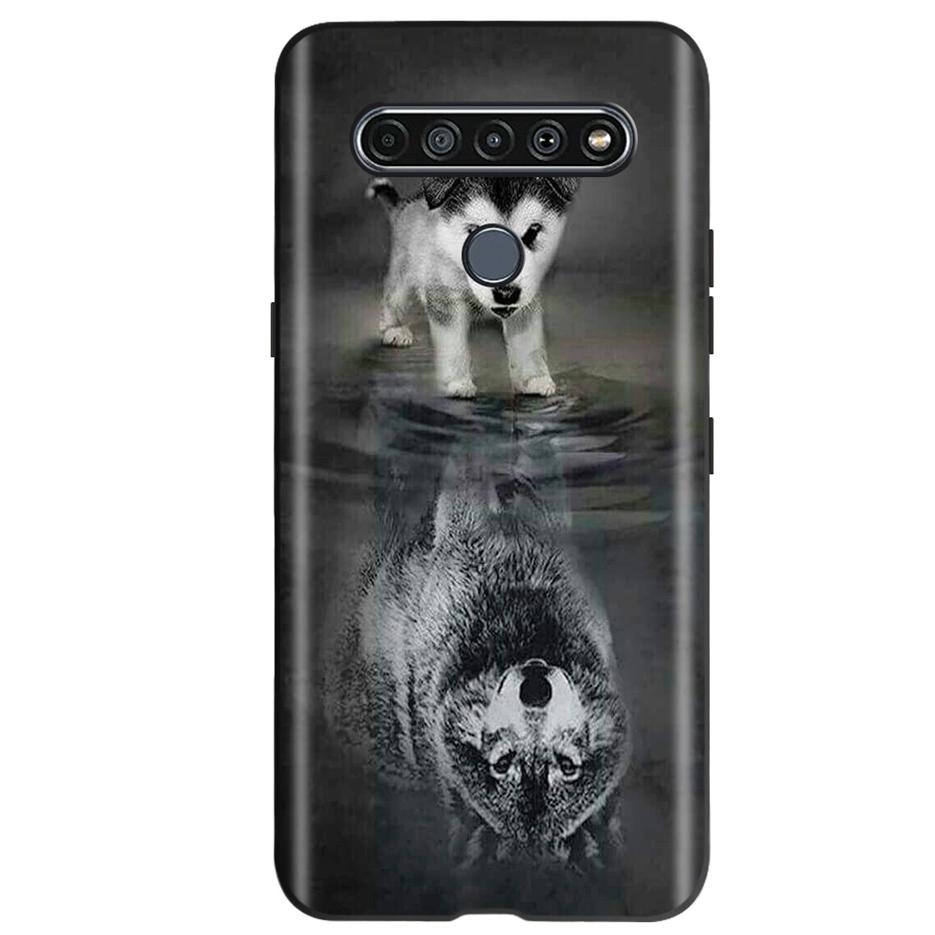 Чехол для LG K61 2020 Милый Кот Бабочка Мягкий Силиконовый Ударопрочный Чехол для Телефона Для LG K61 K 61 Fundas Case LGK61 Coque 6.53'' Shell