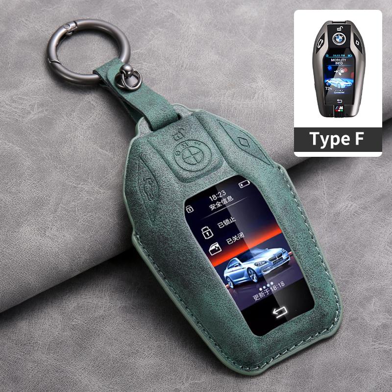 Suede Leather Car Smart Key Case Fob Cover Shell For BMW 3 5 7 Series G11 G12 G30 G31 G32 i8 I12 I15 G01 X3 G02 X4 G05 X5 G07 X7 WC5