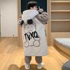 Kids Flannel Pajamas Set Boys Girls Warm Long Sleeve Top And Pants Sleepwear Winter Home Nightwear