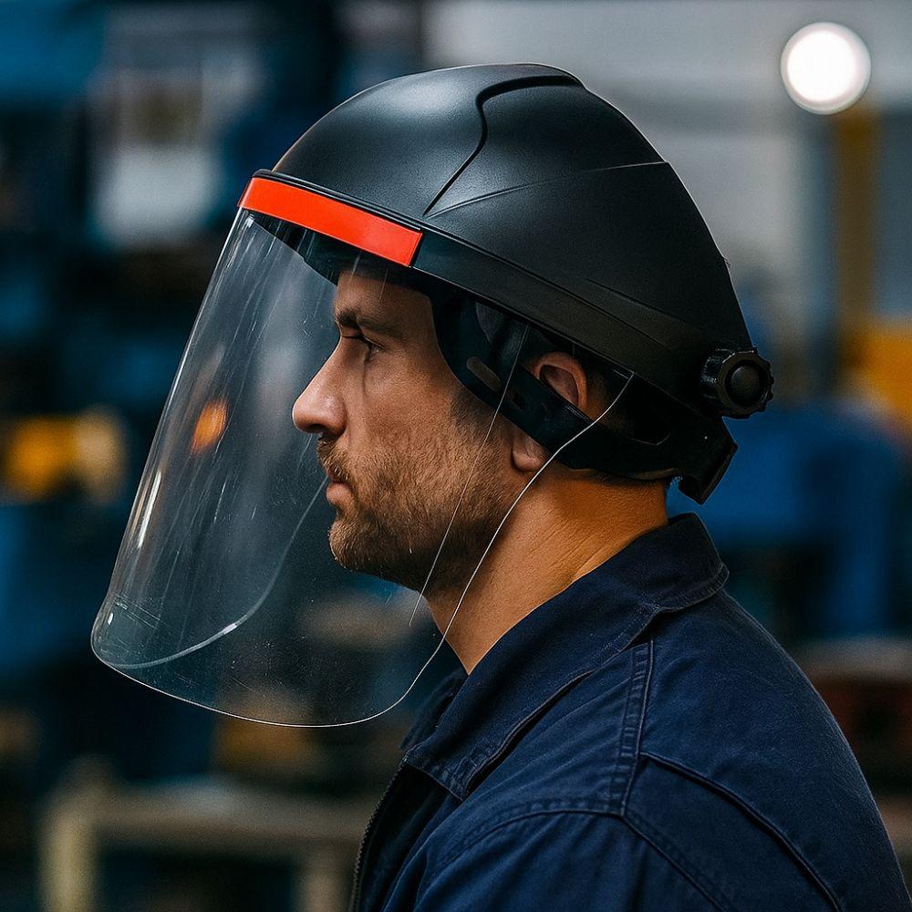 Anti Splash Protective Face Cover Transparent Welding Helmet Welder Face Shield Landscaping