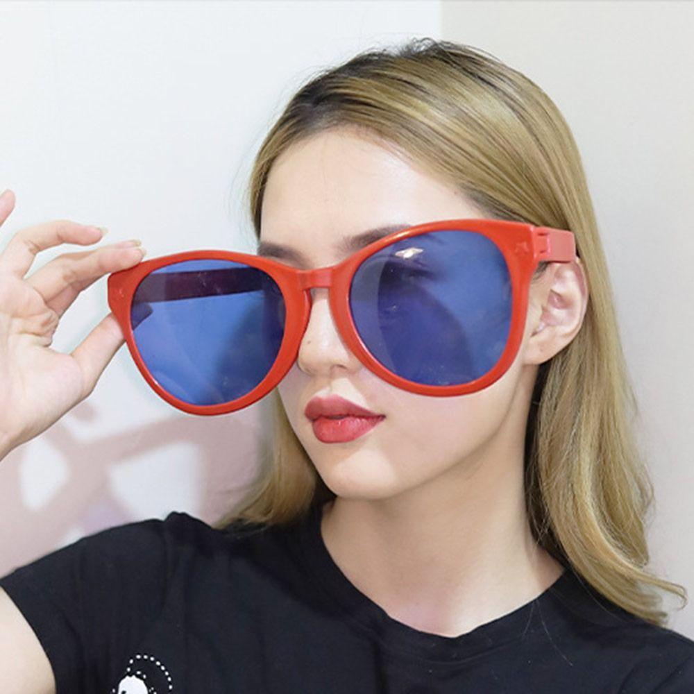Vintage Party Decoration Supplies Masquerade Large Frame Glow Glasses Big Glasses Square Glasses Shades
