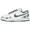 Nike Big Abrasion Resistant Breathable Low top Skateboard Shoes Men's White 355152-106(Team417-)