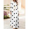 Comfy Crew Neck Full‑Length Gown