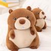 Simulation Stuffed Cartoon Groundhog Doll PP Cotton Chubby Marmot Stuffed Toy  Decoration Gifts