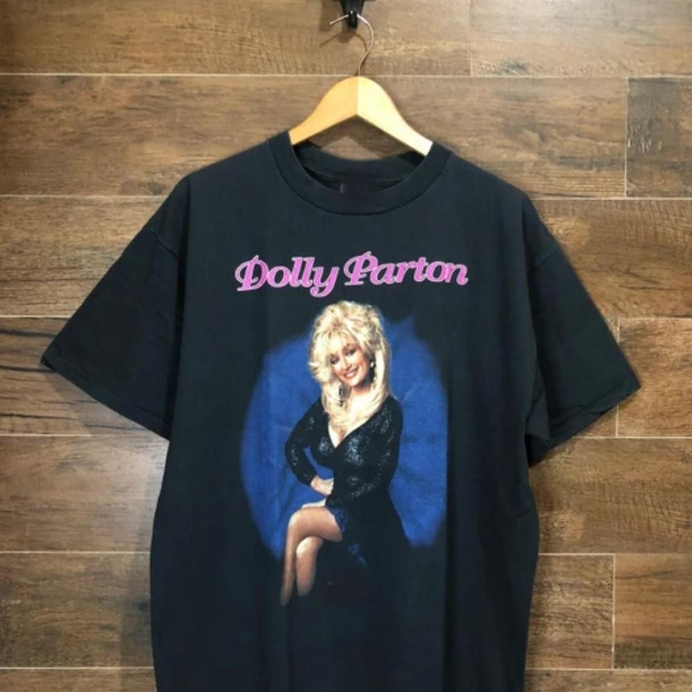 Футболка Dolly Parton Dolly Parton Ретро Стиль Черная Унисекс Рубашка KH14898 Унисекс Футболка