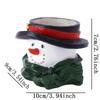 Creative Snowman Candlestick Craft Candlestick Holder Gift Snowman Candlesticks  Table Decoration