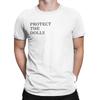 Футболки мужские с цитатой Protect The Dolls, футболки с надписью «Trans Women Solidairity», забавные футболки с круглым вырезом, 100% хлопок, одежда больших размеров