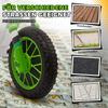 Kids Motorcycle, Electric Motorcycle, 45 Min Ride Time, with Training Wheels, from 3 Years, Green+White, 106.5 x 51.5 x 68cm