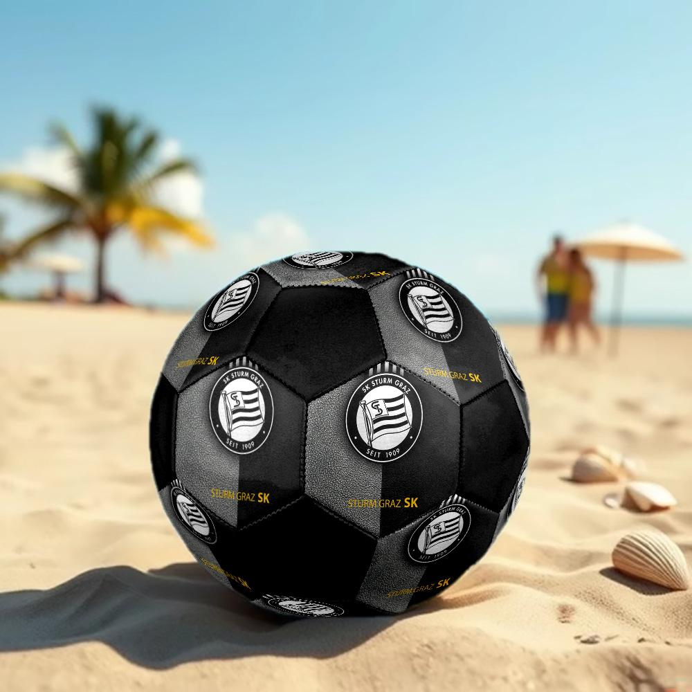 SK Sturm Graz Soccer Ball Colorful All Ages Machine Stitched PVC Competition Ready Durable High-Bounce.SIZE5