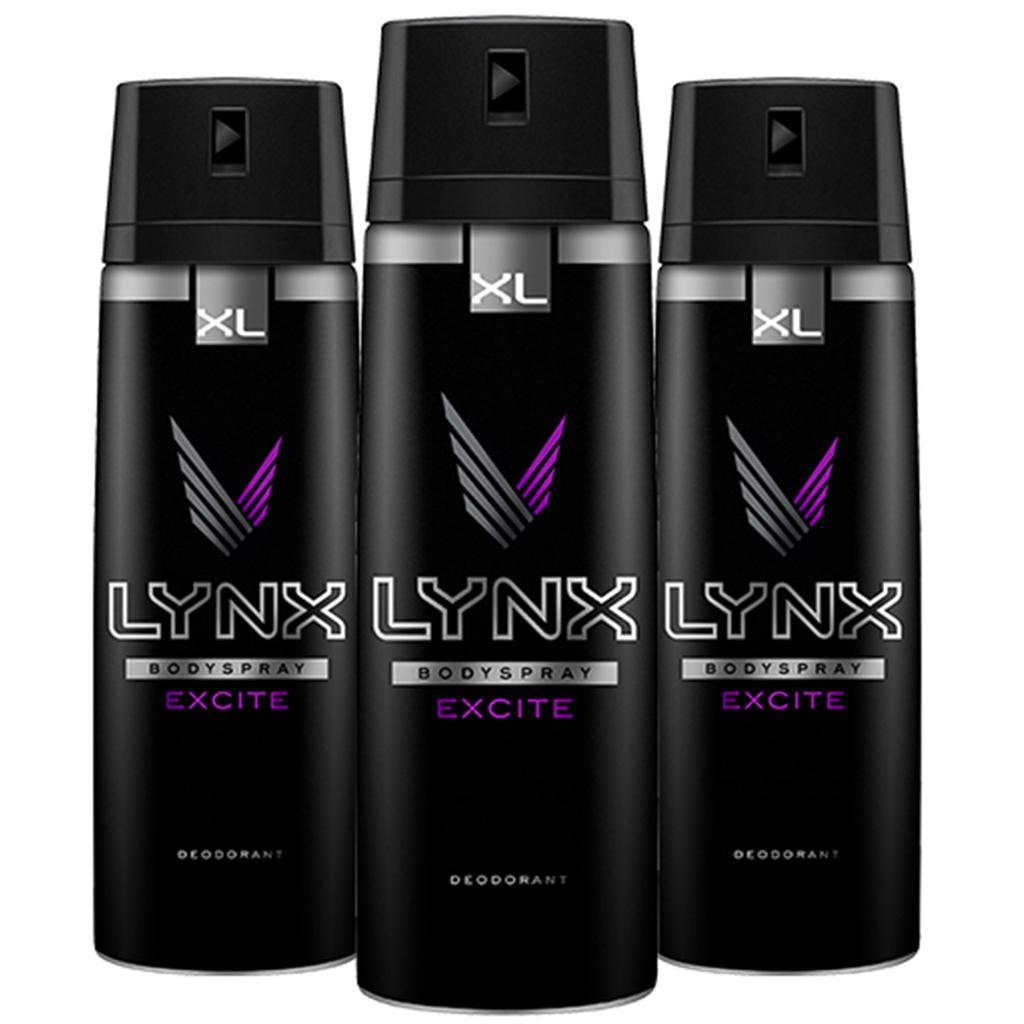 Мужской дезодорант-спрей Lynx - Упаковка 3 или 6 шт. - 200 мл