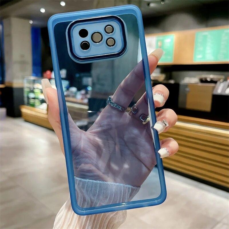 Прозрачный силиконовый чехол для Xiaomi Mi Poco X3 Pro Nfc X5 Pro Poko X 3, защитное стекло для объектива Pocox3 Pocox5 X3pro X3nfc