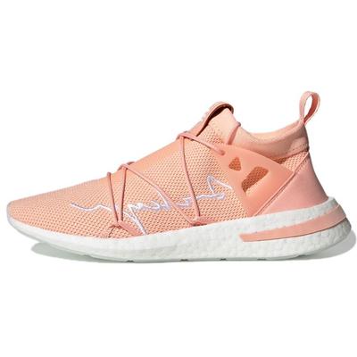 Originals Arkyn Knit Удобная спортивная ткань Нескользящие Дышащие Низкие Повседневные Кроссовки для бега Женские кроссовки Розовые Белые EG1845