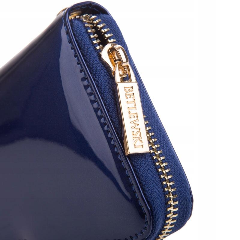 BPD-VS-5201 NAVY Women' wallet SHINY + CERTIFICATE