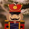 9Pcs/Set Wooden Nutcracker Soldier Christmas Tree Hanging Ornaments Xmas Puppet Decor Supplies
