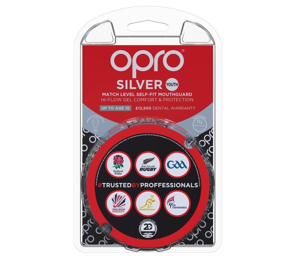 Opro Children's Mouthguard Silver GEN5 Pink