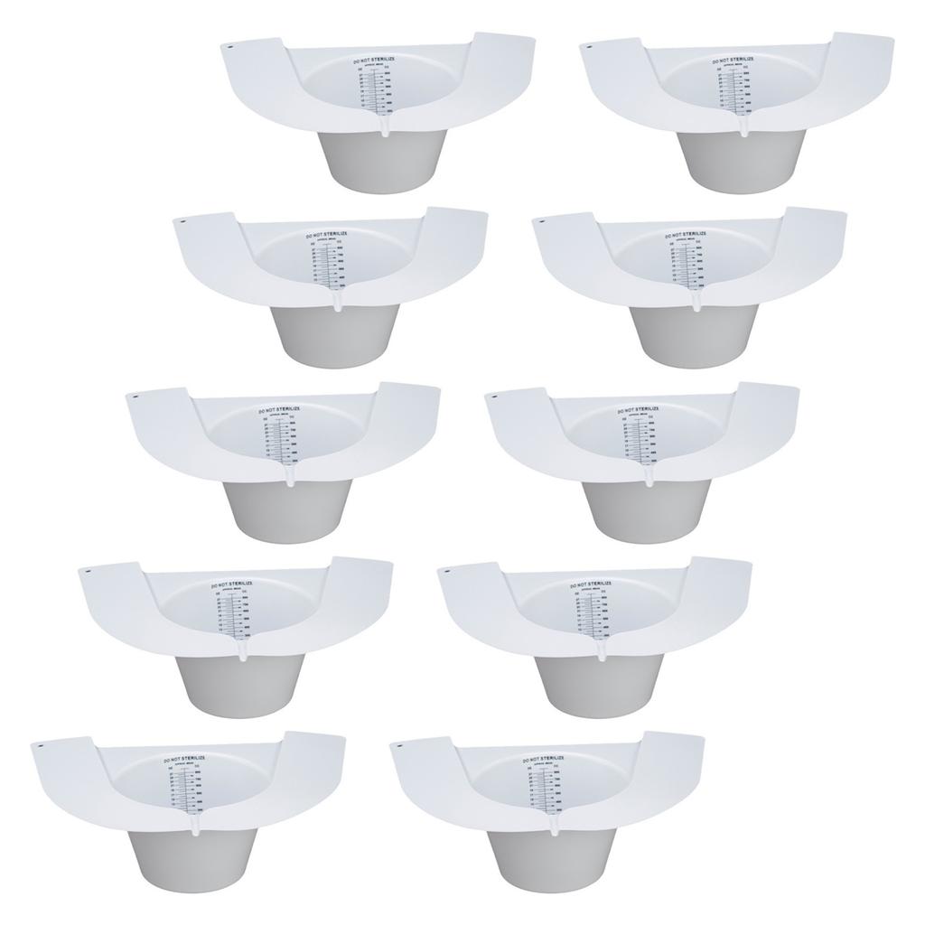 Упаковка из 10 шапочек для сбора мочи, набор удобных стаканчиков для образцов, шапочка для сбора образцов мочи для женщин и пожилых людей
