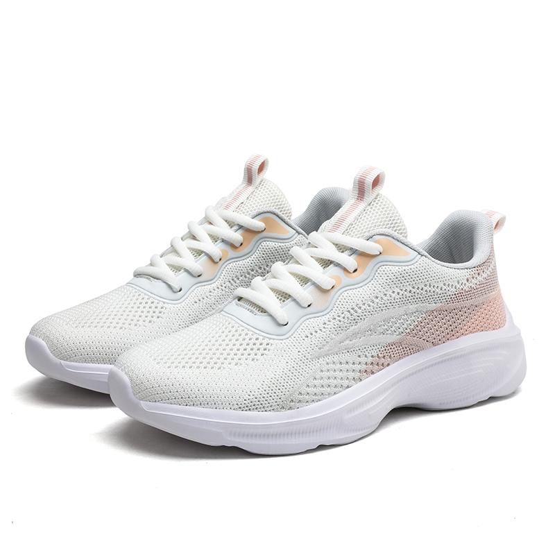 Повседневная беговая летняя мода противоскользящая походная сетчатая воздухопроницаемая спортивная обувь теннисная женская тенденция 2024 года женские кроссовки пара