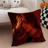 Intense POP Singer LLewis Capaldi Cushion Cover Throw Pillow Cover Hidden Button Durable Polyester Chair Cushion