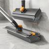 360 Degree Rotating V-Shaped Floor Brush Bathroom Tile Crevice Scrubber Hard Bristle Sweeping Cleaning Brush for Home Use