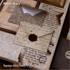Мини-серия почтовых отправлений RetroStory: 20 Листов Креативных Декоративных Наклеек и Конвертов для Коллажа