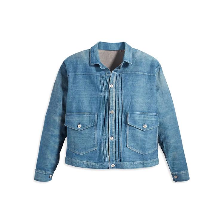 Levi's Denim Jackets Men's Blue Lapel Moderate Straight Fit A43950001