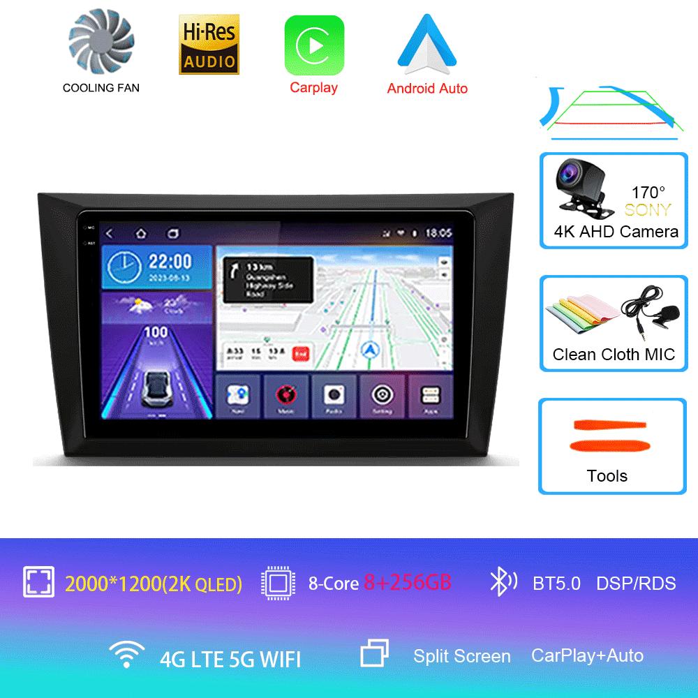 Для Volkswagen VW Golf 6 2008 - 2016 Автомобильное радио Android 14 Carplay Auto 4G+WIFI Мультимедийный видеоплеер GPS-навигация DSP Stereo
