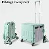 Folding Shopping Cart Supermarket Household Climbing Stairs Grocery Shopping Trolley Cart Outdoor Camping Picnic Trolley Grocery Carts