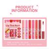 Peel Off Lip Tattoo Kit | 6 Matte Liquid Lipsticks & Lip Gloss | Waterproof, Smudge-Proof Lip Ink for All-Day Wear | Highly Pigmented Lip Makeup Set