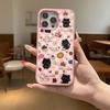 For iPhone 16 Pro Max Magnetic Case TPU PC Phone Cover with Detachable Happy Black Cat Backplate