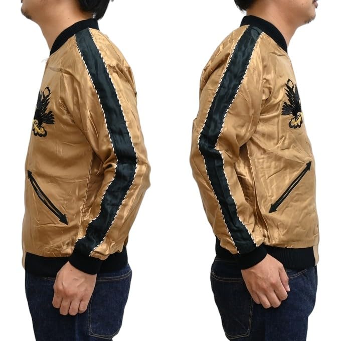 Куртка-сувенир Tailor Toyo из ацетата Сукаджан ОРЁЛ Taylor Toyo TT15542-137 ДРАКОН×ТИГР × (XXXL)