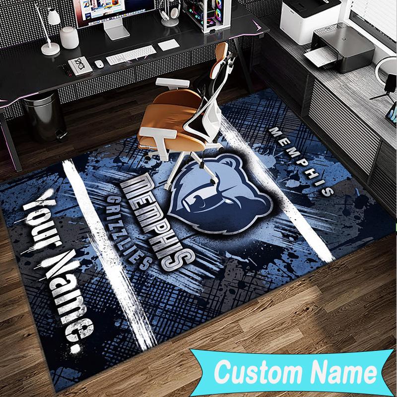 Custom Name Rug Grizzly Marks Logo Design Area Rug Suitable for Indoor And Outdoor,Carpets for Homes, Offices,Living Rooms,Home Decor,Christmas Gift