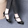 Pointed High Heeled Sandals for Women's Single Shoes Women Shoes Elegant Sandals Women Pumps