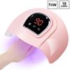 UV LED Lamp 54W 18 LEDs USB Nail Dryer Curing Gel Polish Auto Sensing Nail Manicure Tool