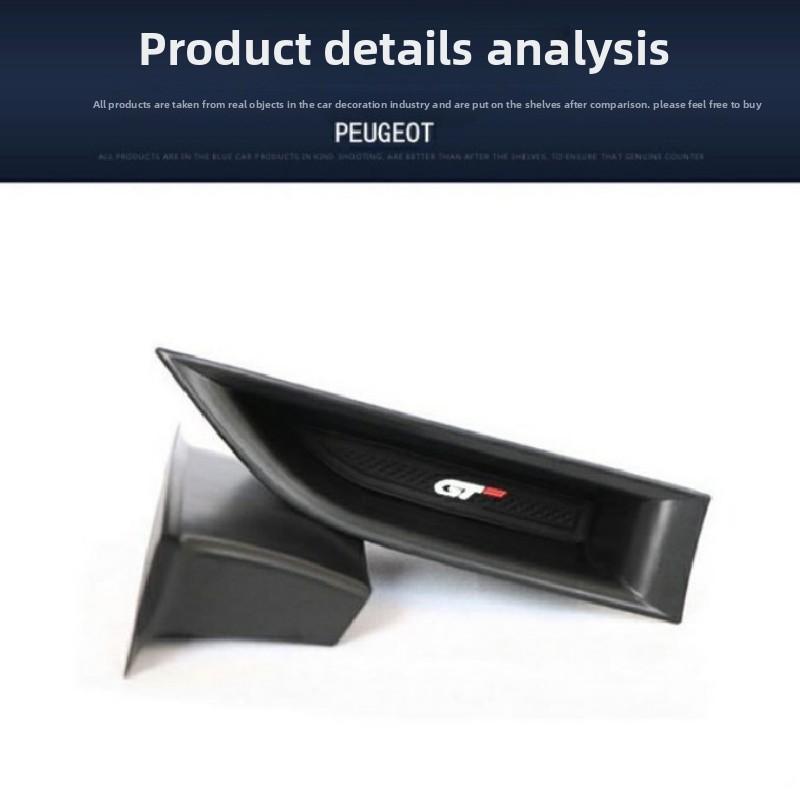 Для Peugeot 3008 GT 2017 2018 2019 2020 2025~2025 2025 2025 Органайзер-бокс для хранения на подлокотнике двери, поднос для упорядочивания, аксессуары для интерьера