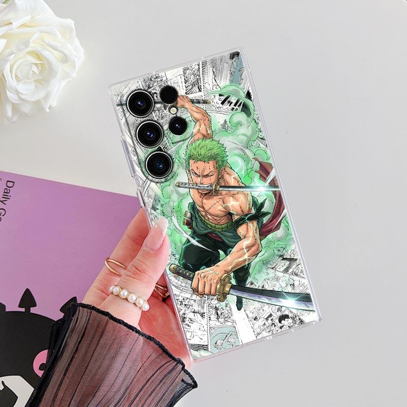 Ones Pieces Comics S26Ultra Case Coque For Samsung Galaxy S25 S26 S24 S23 Ultra S22 S20 Plus S21 S25 FE A57 5G Clear Phone Cover