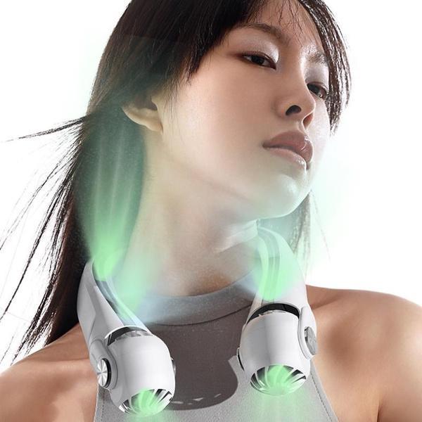 1800/2400 мАч Мини-безлистные вентиляторы с большой шеей Турбина Большой ветер USB-зарядка Складной портативный регулируемый подвесной