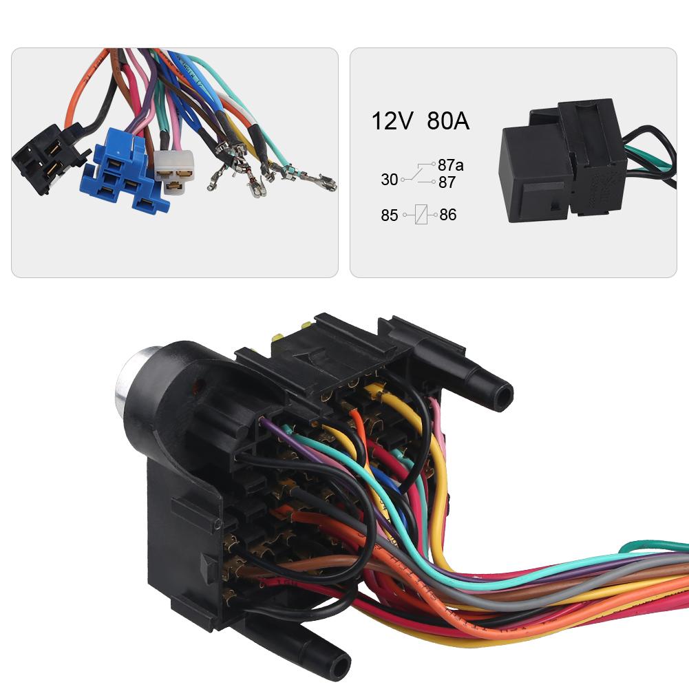 21 Circuit Car Modification Wire Harness Universal For GM Ford And Mopar Engine Swaps Lights Door Locks Gauges Power Windows
