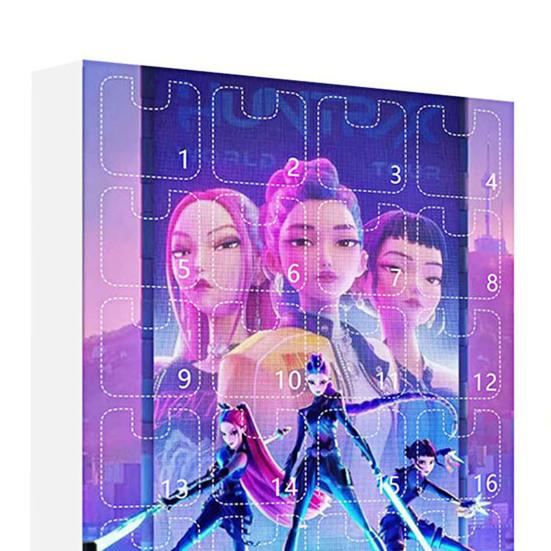 Календарь Адвента Охотника на демонов 2025 Календарь обратного отсчета до Рождества с 24 игрушками-брелоками для детей