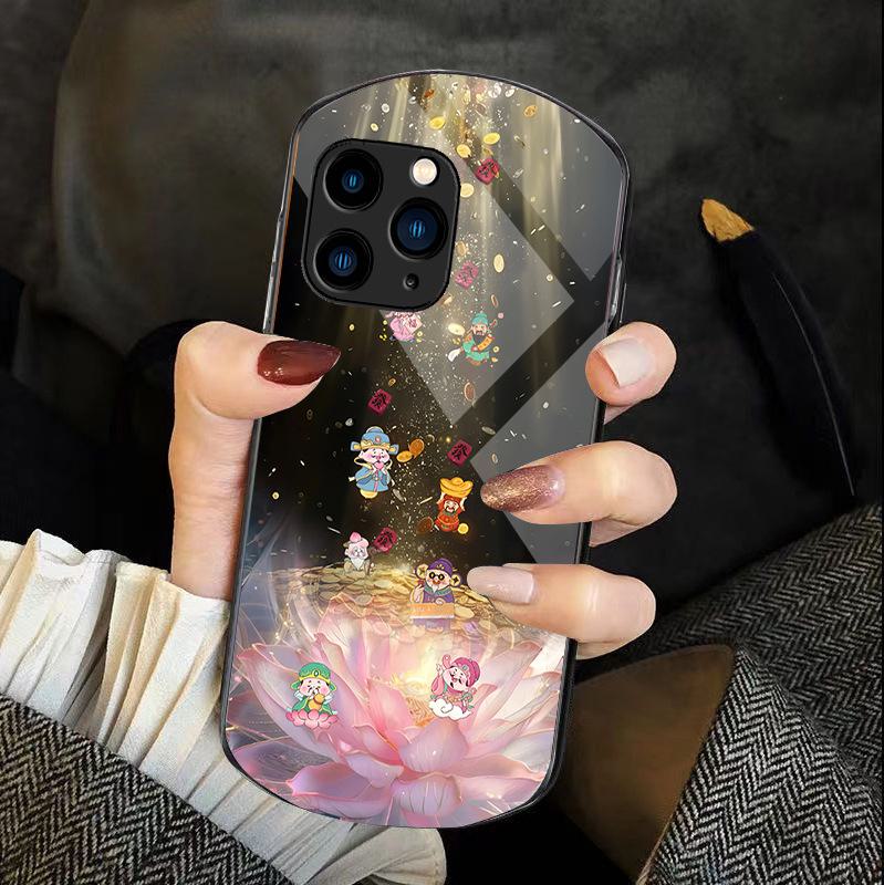 Совместимо с Apple 15Pro, 14max, эллиптический, xsmax, Бог богатства, xs, интернет-знаменитость, 8, fortune, 11 для идеальной посадки.