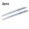 2pcs Saw Blades 240mm Reciprocating Blade 5 TPI For Metal Or Wood Cutting
