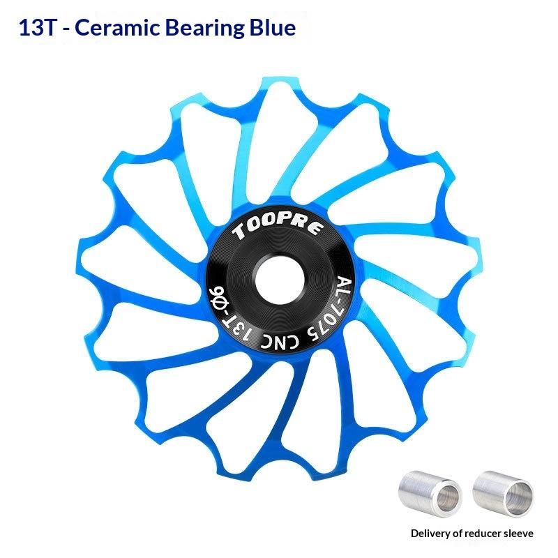 Bicycle Rear Derailleur Guide Wheel 11T 13T Aluminum Alloy Bearing Lightweight Ceramic Bearings For Mountain Road Bike