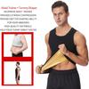 Мужской sauna-жилет с влагоотведением: Фитнес-топ для коррекции фигуры