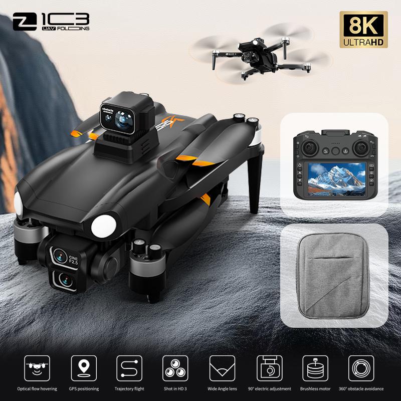 Дрон Z103 8K 5G GPS Профессиональный HD Аэрофотосъемка Самолет с Дистанционным Управлением HD Двойная Камера Бесколлекторный 360° Обход Препятствий Квадрокоптер БПЛА