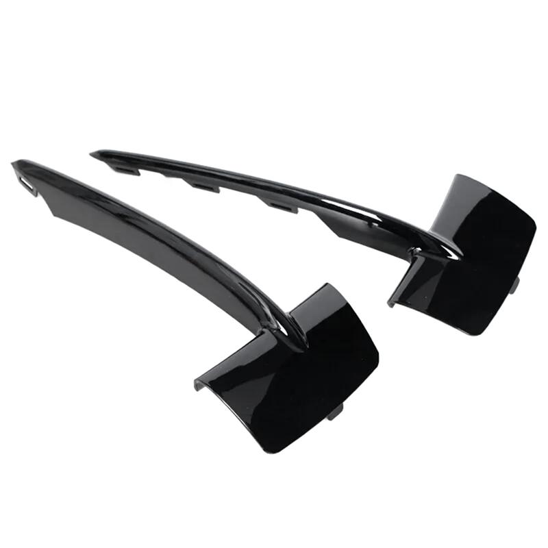M63K-2PCS Front Bumper Lower Grille Trim Black For BMW F15 X5 2014-2018 51117325395 51117325396 Car Accessories