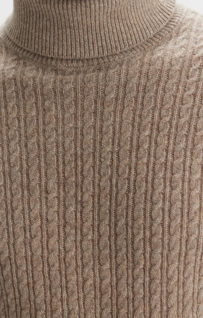 Cable-Knit Turtleneck Xxxl
