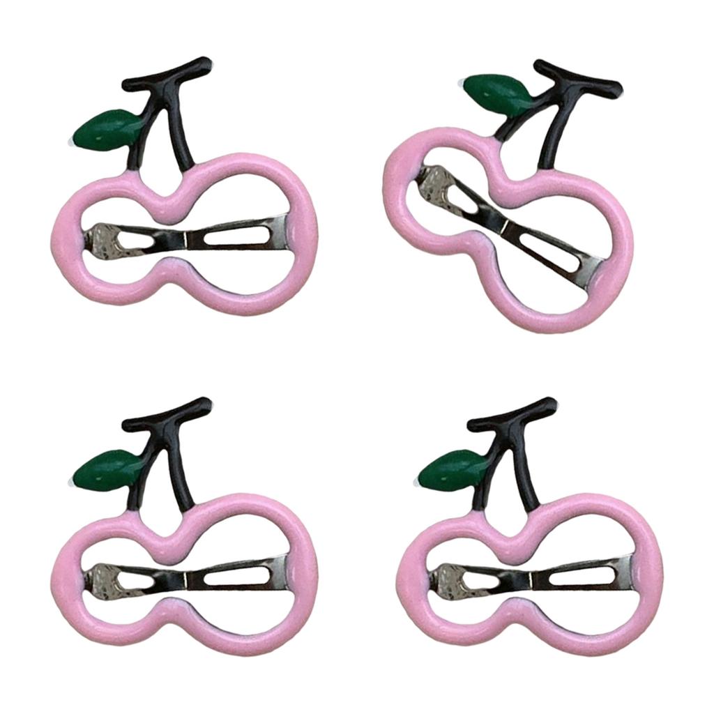 Cute Fruit Shaped Metal Hair Clips For Kids Lightweight Durable Barrettes For Girls Daily Use Party Accessories