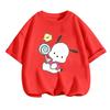 Детская повседневная футболка летняя Sanrio мультяшная с коротким рукавом одежда для мальчиков и девочек
