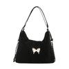 Metal Butterfly Decor Hobo Bag For Women, Detachable Chain Strap, Large Capacity, Multi‑Wear Shoulder Crossbody Backpack